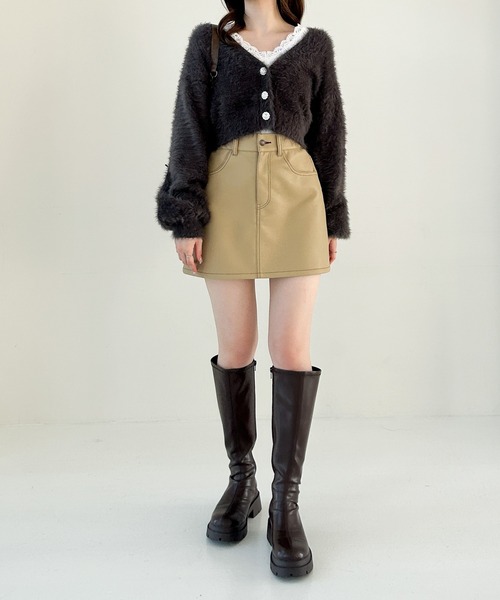 Heather(ヘザー)の「2WAYレースロングスリーブTEE 150146(Tシャツ/カットソー・レディース・ブラック/オフホワイト・FREE)」の16枚目の写真