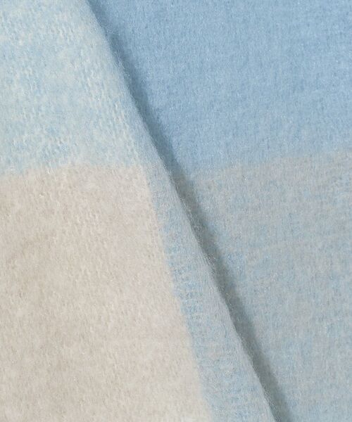 earth music&ecology（アースミュージックアンドエコロジー）の「ボリュームチェックマフラー（マフラー・レディース・ライトブルー/ブラック/ピンク・FREE）」の18枚目の写真