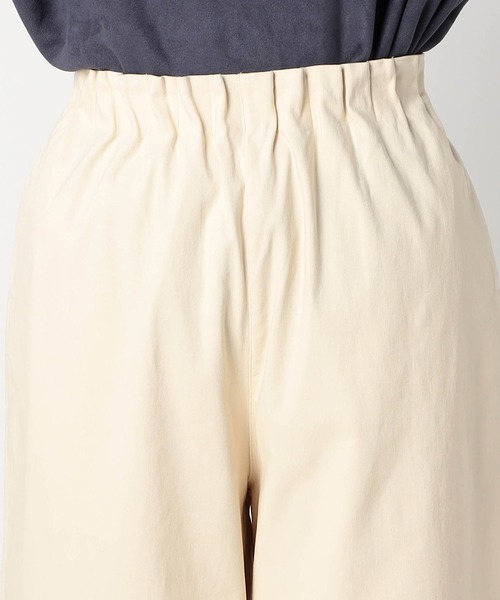 Grand PARK（グランドパーク）の「スーパーストレッチ 裏起毛ワイドパンツ（その他パンツ・レディース・ネイビー/アイボリー・FREE）」の8枚目の写真