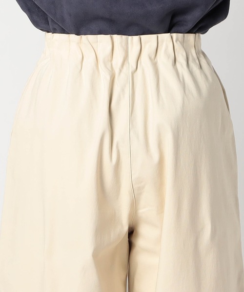 Grand PARK（グランドパーク）の「スーパーストレッチ 裏起毛ワイドパンツ（その他パンツ・レディース・ネイビー/アイボリー・FREE）」の9枚目の写真