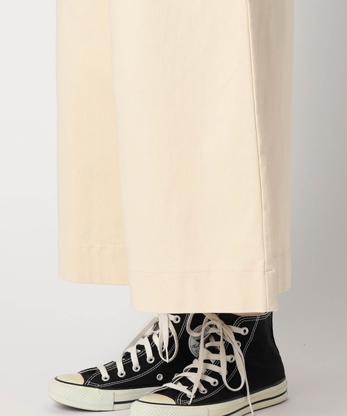 Grand PARK（グランドパーク）の「スーパーストレッチ 裏起毛ワイドパンツ（その他パンツ・レディース・ネイビー/アイボリー・FREE）」の11枚目の写真