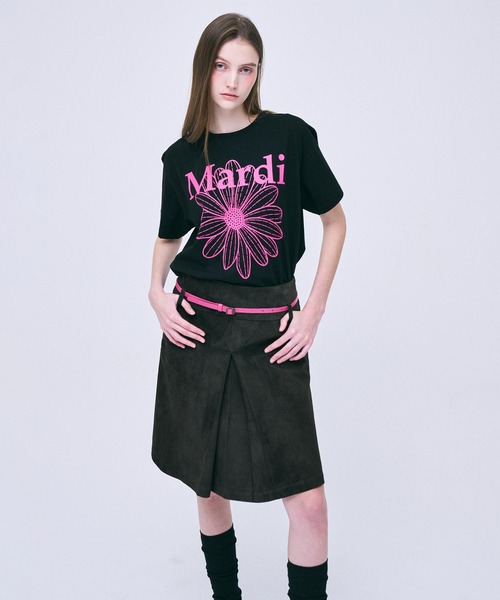 TSHIRT FLOWERMARDI（Tシャツ/カットソー）｜Mardi Mercredi