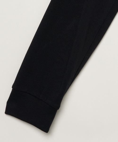 three dots(スリードッツ)の「ブラッシュドリブ 長袖モックネック(Tシャツ/カットソー・メンズ・ダークブルー/ブラウン系その他・SMALL/MEDIUM/LARGE)」の6枚目の写真