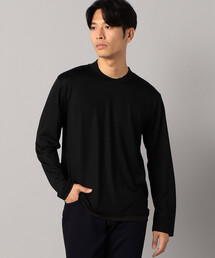 COMME CA MEN | ウール天竺　クルーネック長袖Tシャツ(Tシャツ/カットソー)