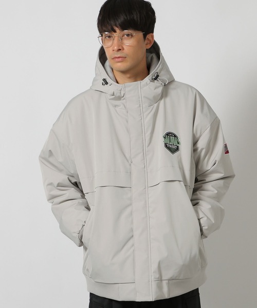 セール】ワッペン中綿フードブルゾン / 137258（ブルゾン）｜LAKOLE