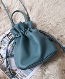 巾着バッグ」に該当するブルー・ネイビー/青色系のファッション通販