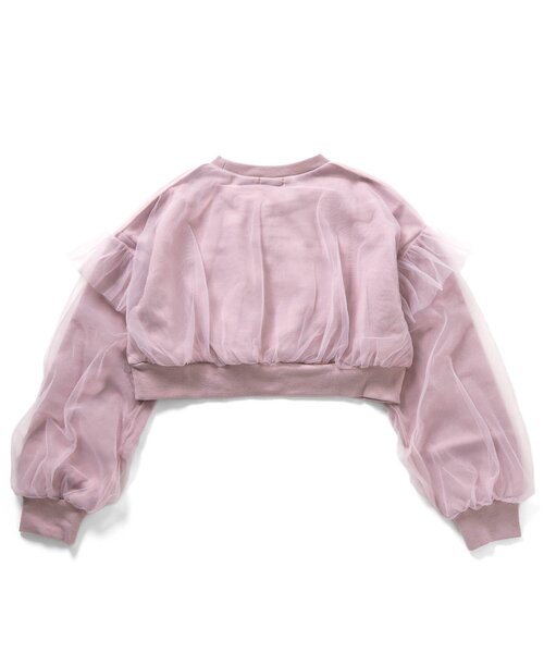 algy(アルジー)の「シアーレイヤードトレーナー(スウェット・キッズ・ブラック/オフホワイト/ピンク・SMALL/MEDIUM/X-SMALL/XX-SMALL/XXX-SMALL)」の8枚目の写真