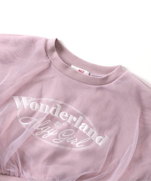 algy(アルジー)の「シアーレイヤードトレーナー(スウェット・キッズ・ブラック/オフホワイト/ピンク・SMALL/MEDIUM/X-SMALL/XX-SMALL/XXX-SMALL)」の9枚目の写真