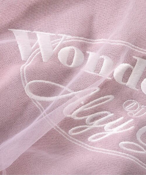 algy(アルジー)の「シアーレイヤードトレーナー(スウェット・キッズ・ブラック/オフホワイト/ピンク・SMALL/MEDIUM/X-SMALL/XX-SMALL/XXX-SMALL)」の10枚目の写真