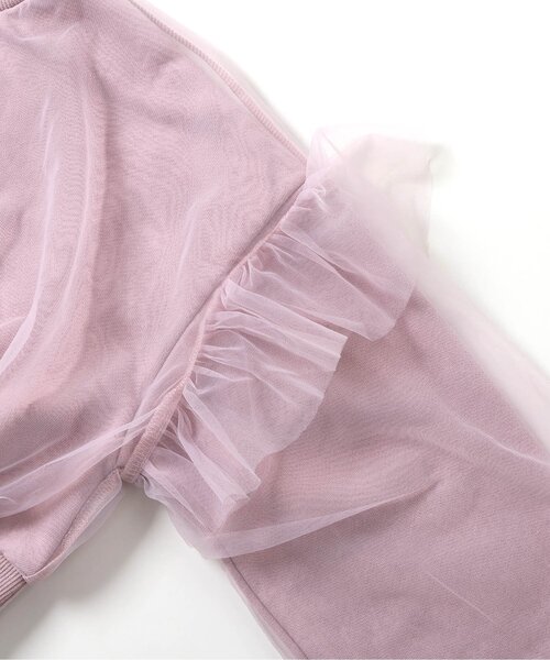 algy(アルジー)の「シアーレイヤードトレーナー(スウェット・キッズ・ブラック/オフホワイト/ピンク・SMALL/MEDIUM/X-SMALL/XX-SMALL/XXX-SMALL)」の11枚目の写真