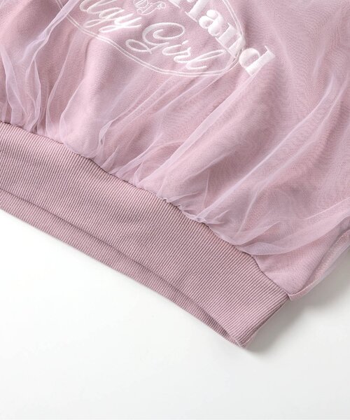 algy(アルジー)の「シアーレイヤードトレーナー(スウェット・キッズ・ブラック/オフホワイト/ピンク・SMALL/MEDIUM/X-SMALL/XX-SMALL/XXX-SMALL)」の14枚目の写真