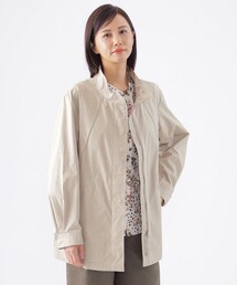 TRANS WORK（トランスワーク）の「【はっ水】【透湿性】【花粉対策】【ウォッシャブル】グレースメモリースタンドカラーコート（ブルゾン）」