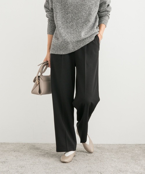 URBAN RESEARCH DOORS（アーバンリサーチドアーズ）の「カットジョーゼットパンツ（その他パンツ・レディース・ダークブラウン/ブラック・SMALL/MEDIUM）」の4枚目の写真