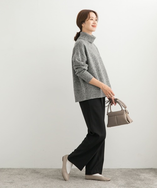 URBAN RESEARCH DOORS（アーバンリサーチドアーズ）の「カットジョーゼットパンツ（その他パンツ・レディース・ダークブラウン/ブラック・SMALL/MEDIUM）」の13枚目の写真