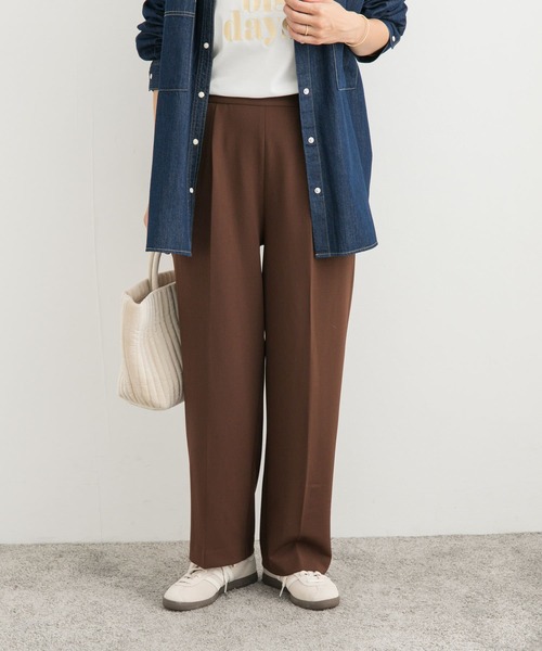 URBAN RESEARCH DOORS（アーバンリサーチドアーズ）の「カットジョーゼットパンツ（その他パンツ・レディース・ダークブラウン/ブラック・SMALL/MEDIUM）」の14枚目の写真