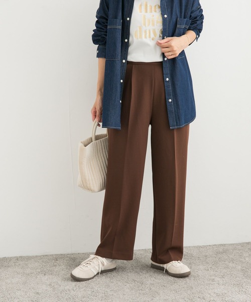 URBAN RESEARCH DOORS（アーバンリサーチドアーズ）の「カットジョーゼットパンツ（その他パンツ・レディース・ダークブラウン/ブラック・SMALL/MEDIUM）」の15枚目の写真