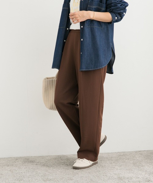 URBAN RESEARCH DOORS（アーバンリサーチドアーズ）の「カットジョーゼットパンツ（その他パンツ・レディース・ダークブラウン/ブラック・SMALL/MEDIUM）」の17枚目の写真