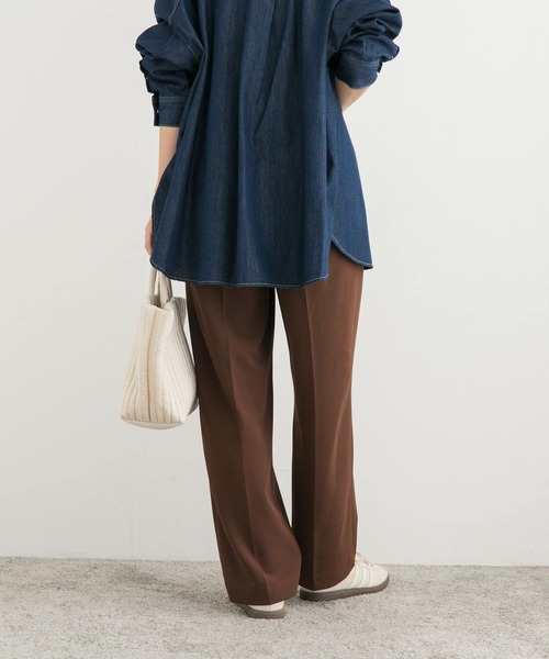 URBAN RESEARCH DOORS（アーバンリサーチドアーズ）の「カットジョーゼットパンツ（その他パンツ・レディース・ダークブラウン/ブラック・SMALL/MEDIUM）」の18枚目の写真