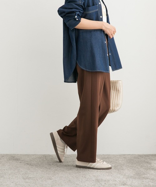 URBAN RESEARCH DOORS（アーバンリサーチドアーズ）の「カットジョーゼットパンツ（その他パンツ・レディース・ダークブラウン/ブラック・SMALL/MEDIUM）」の19枚目の写真