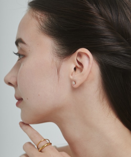 ciite' surgical stainless(シーテサージカルステンレス)の「【 金属アレルギー対応 】 3set pierce / ピアス3セット サージカルステンレス (両耳用)(ピアス(両耳用)・レディース・ゴールド/シルバー・FREE)」の3枚目の写真