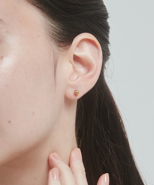ciite' surgical stainless(シーテサージカルステンレス)の「【 金属アレルギー対応 】 3set pierce / ピアス3セット サージカルステンレス (両耳用)(ピアス(両耳用)・レディース・ゴールド/シルバー・FREE)」の4枚目の写真