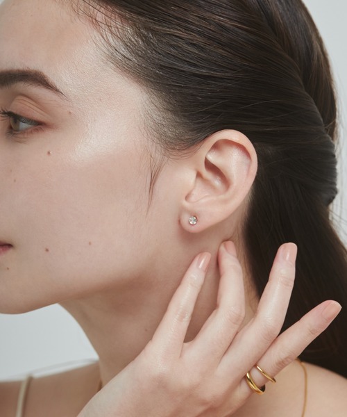 ciite' surgical stainless(シーテサージカルステンレス)の「【 金属アレルギー対応 】 3set pierce / ピアス3セット サージカルステンレス (両耳用)(ピアス(両耳用)・レディース・ゴールド/シルバー・FREE)」の6枚目の写真
