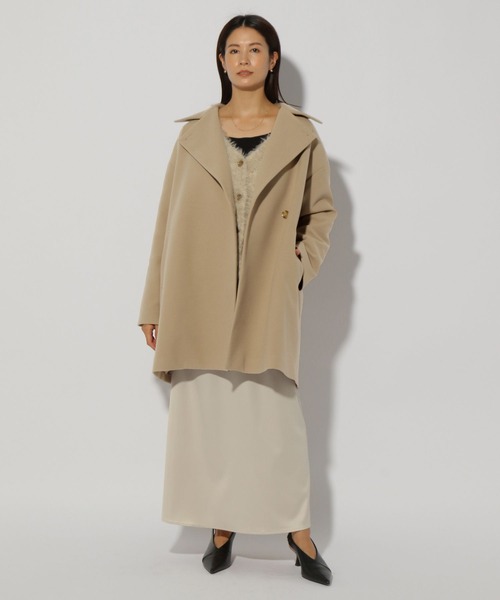セール】ウールライクミドルコート/133689（その他アウター）｜Elura