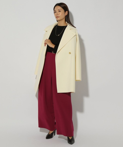 セール】ウールライクミドルコート/133689（その他アウター）｜Elura