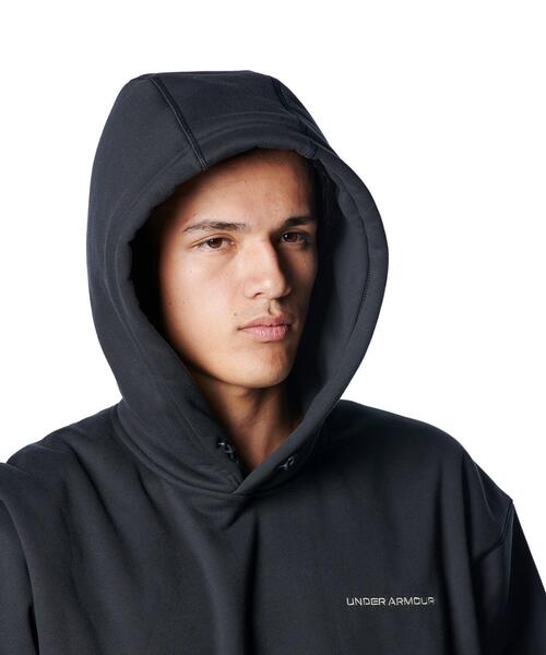 UNDER ARMOUR(アンダーアーマー)の「UAディーエヌエー フリース プルオーバー フーディー(ライフスタイル/メンズ)(スウェット・メンズ・ブラック・L/S/3XL/2XL/M/XL)」の10枚目の写真