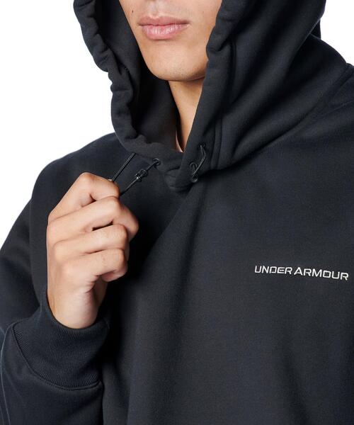UNDER ARMOUR(アンダーアーマー)の「UAディーエヌエー フリース プルオーバー フーディー(ライフスタイル/メンズ)(スウェット・メンズ・ブラック・L/S/3XL/2XL/M/XL)」の7枚目の写真