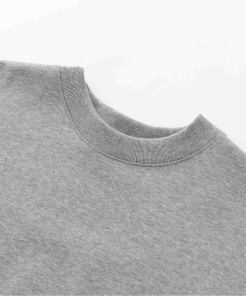 SEA(シー)の「ヘビーコットン クルーネックL/Sプルオーバー(Tシャツ/カットソー・レディース・グレー/ブラック/ホワイト・ONE SIZE)」の9枚目の写真