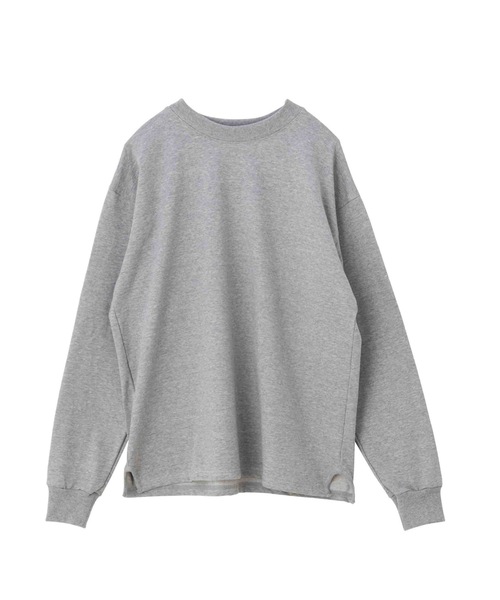SEA(シー)の「ヘビーコットン クルーネックL/Sプルオーバー(Tシャツ/カットソー・レディース・グレー/ブラック/ホワイト・ONE SIZE)」の15枚目の写真