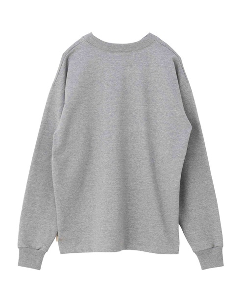 SEA(シー)の「ヘビーコットン クルーネックL/Sプルオーバー(Tシャツ/カットソー・レディース・グレー/ブラック/ホワイト・ONE SIZE)」の16枚目の写真