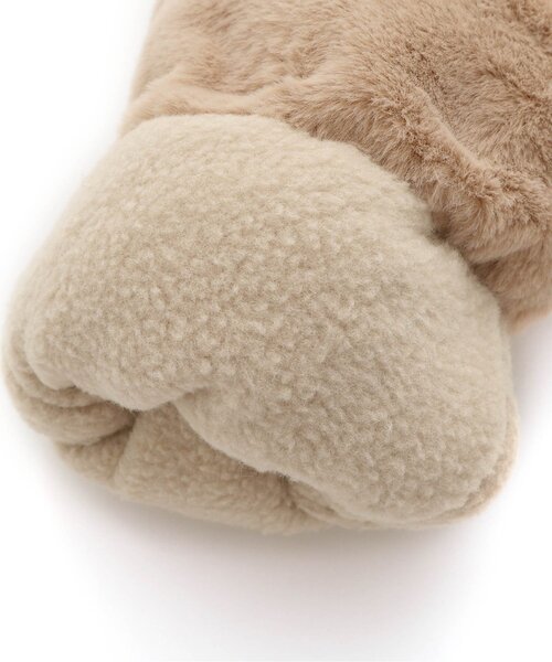 apres les cours（アプレレクール）の「ハートモチーフファーミトン（手袋・キッズ・ベージュ/アイボリー・120/140）」の17枚目の写真