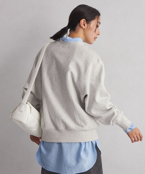 green label relaxing(グリーンレーベルリラクシング)の「<at ease>クルーネック スウェット プルオーバー(スウェット・レディース・ライトグレー/パープル/ダークグレー・FREE)」の6枚目の写真