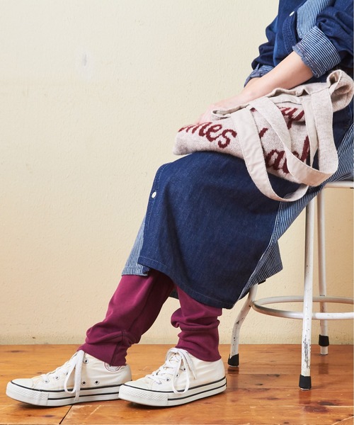 CUBE SUGAR(キューブシュガー)の「ウォームフライス無地レギンス(レギンス/スパッツ・レディース・ワイン/ブラック/ナチュラル/トップグレー・M)」の11枚目の写真