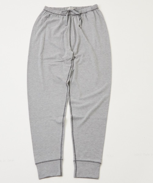 CUBE SUGAR(キューブシュガー)の「ウォームフライス無地レギンス(レギンス/スパッツ・レディース・ワイン/ブラック/ナチュラル/トップグレー・M)」の17枚目の写真