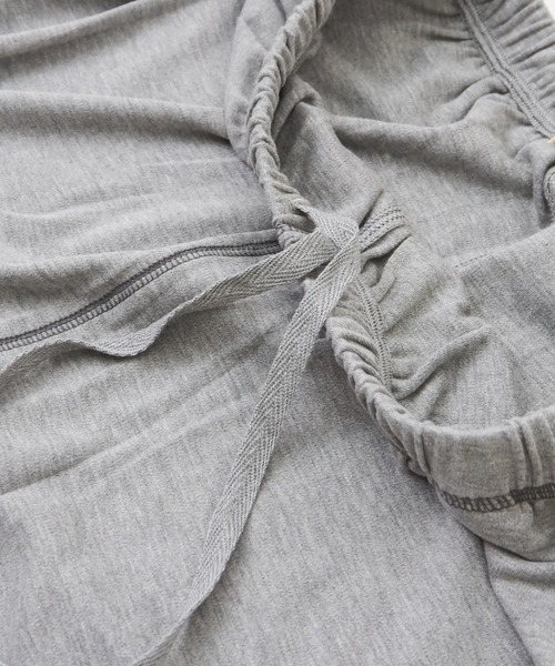 CUBE SUGAR(キューブシュガー)の「ウォームフライス無地レギンス(レギンス/スパッツ・レディース・ワイン/ブラック/ナチュラル/トップグレー・M)」の20枚目の写真