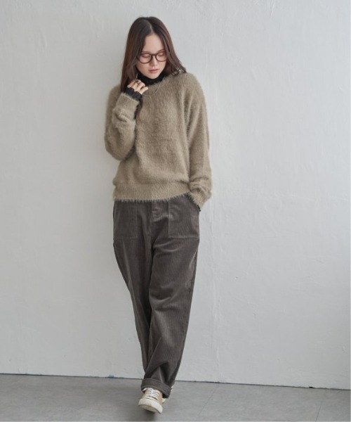 LBC（エルビーシー）の「ラメMIX2WAYカーデプルオーバー（カーディガン/ボレロ・レディース・グレー/カーキブラウン/イエロー系その他・M）」の19枚目の写真