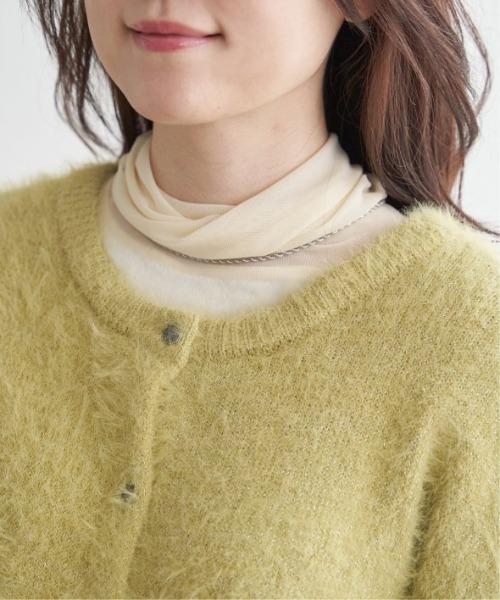 LBC（エルビーシー）の「ラメMIX2WAYカーデプルオーバー（カーディガン/ボレロ・レディース・グレー/カーキブラウン/イエロー系その他・M）」の14枚目の写真