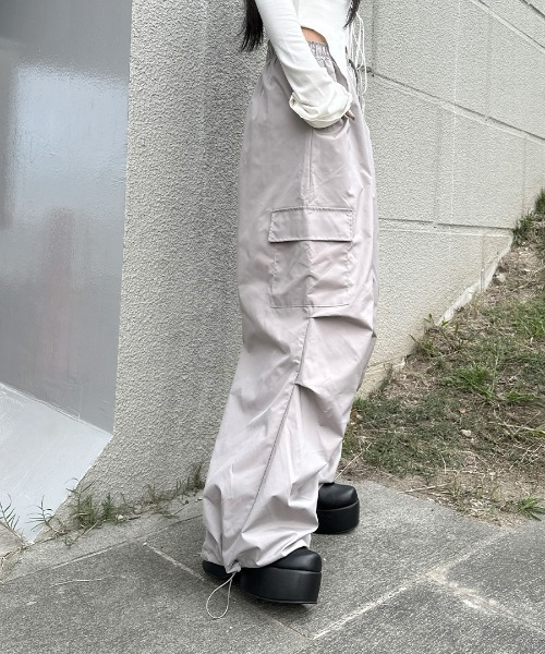 LVEU.】ワイドレッグカーゴパンツ / ボトムス パンツ カーゴ