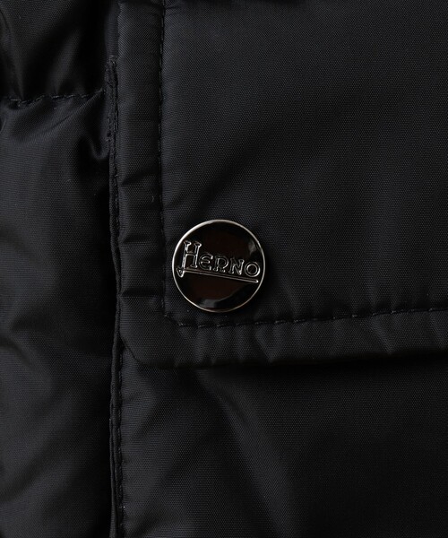 【michi】HERNO ヘルノ 24AW フード ダウンジャケット HERNO（ヘルノ）の「【HERNO/ヘルノ】《撥水》4ポケット フードダウン