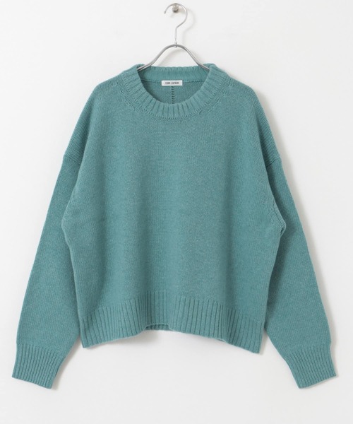 FORK&SPOON（フォークアンドスプーン）の「FORK&SPOON　ウォッシャブルローゲージニットプルオーバー（ニット/セーター・レディース・ホワイト系その他/ライトブルー/オフホワイト・1）」の15枚目の写真