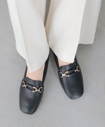 CLEIO（クレイオ）の「【CLEIO】スクエアトゥ軽量ローファー（ローファー）」