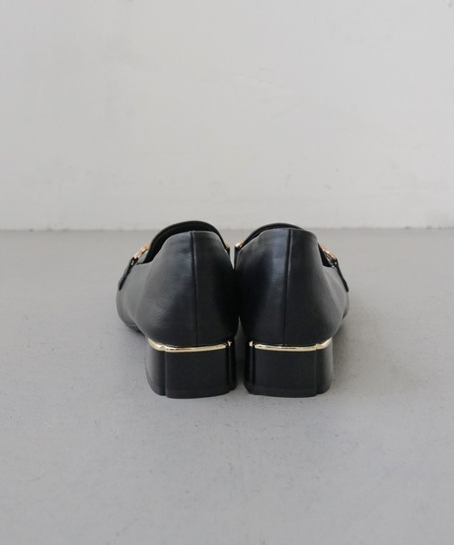 CLEIO(クレイオ)の「【CLEIO】スクエアトゥ軽量ローファー(ローファー・レディース・ブラック/アイボリー・24.5㎝/23.5㎝/22.5㎝)」の21枚目の写真