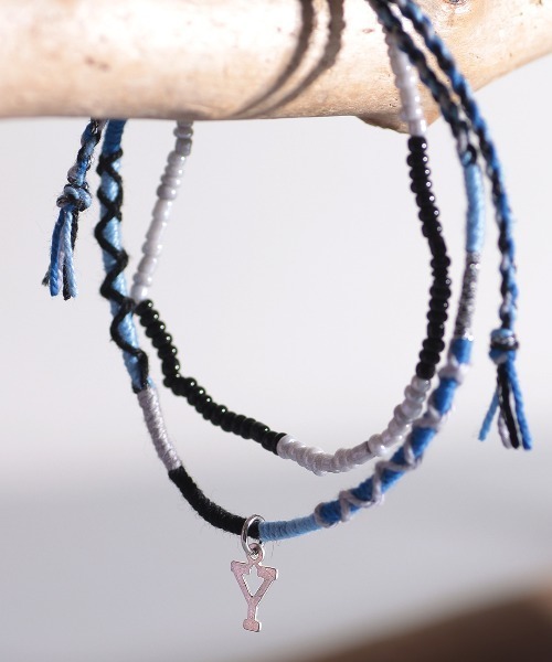 チチカカ（チチカカ）の「イニシャルミサンガブレスレット 2本セット（ブレスレット・レディース・その他6/その他5/その他3/その他2/その他1/その他4・FREE）」の6枚目の写真