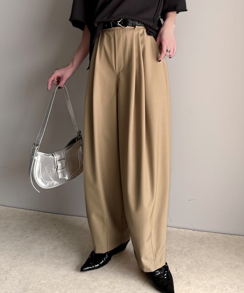 classicalelf(クラシカルエルフ)の「上品なカーブラインで魅了する。コクーンシルエットランタンパンツ(その他パンツ・レディース・ブラック/チャコール/ベージュ・X-LARGE/SMALL/MEDIUM/LARGE)」の19枚目の写真