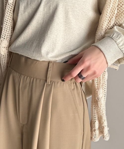 classicalelf(クラシカルエルフ)の「上品なカーブラインで魅了する。コクーンシルエットランタンパンツ(その他パンツ・レディース・ブラック/チャコール/ベージュ・X-LARGE/SMALL/MEDIUM/LARGE)」の9枚目の写真
