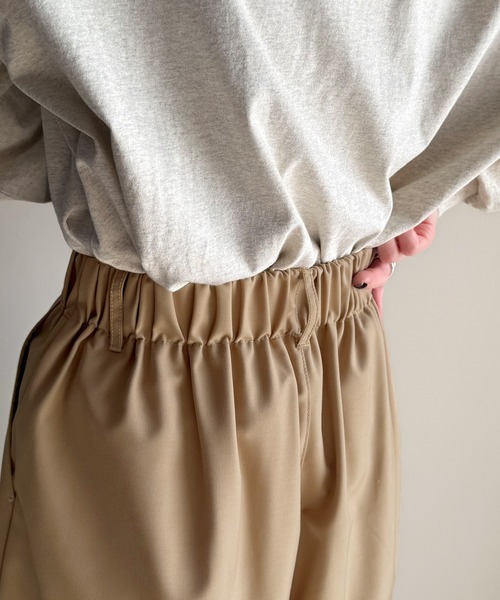 classicalelf(クラシカルエルフ)の「上品なカーブラインで魅了する。コクーンシルエットランタンパンツ(その他パンツ・レディース・ブラック/チャコール/ベージュ・X-LARGE/SMALL/MEDIUM/LARGE)」の10枚目の写真