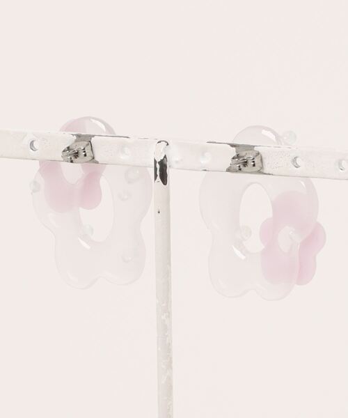 VIBGYOR（ヴィブジョー）の「【miuland】Shampoo Flower(MA)（ピアス（両耳用）・レディース・パープル・FREE）」の2枚目の写真